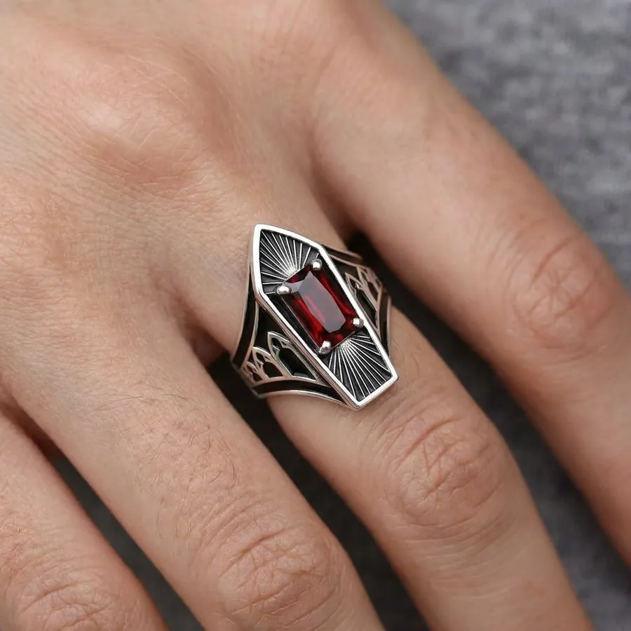 Requiem — Sterling Silver Coffin Ring, view 4